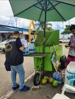 Covid-19: Equatorial doa mais de 10 t de alimentos a ambulantes