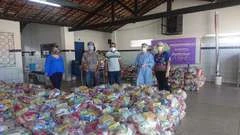 Conselho de Assistência Social fiscaliza entrega de cestas básicas