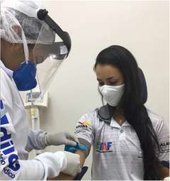 Árbitros da FAF realizam teste sorológico para Covid-19