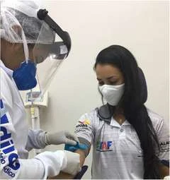 Árbitros da FAF realizam teste sorológico para Covid-19