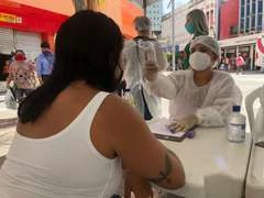 Barreiras Sanitárias montadas no Centro de Maceió orientam população sobre Covid-19