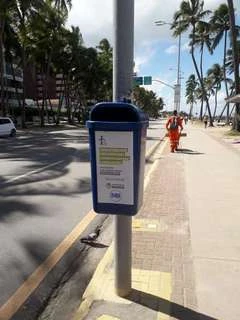 Prefeitura recolhe 43 toneladas de resíduos na orla