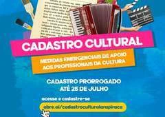 Arapiraca: Prorrogado prazo de inscrição para cadastro cultural no município