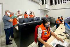 Instabilidade de solo: reunião discute segurança aquaviária