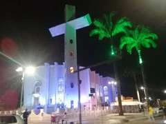 Arapiraca: Pontos turísticos ganham iluminação especial em alusão ao Novembro Azul