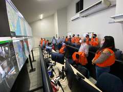 Pesquisadores da UFPE e UFRN conhecem monitoramento da área de subsidência