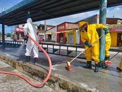 Prefeitura de Maceió mantém ações de desinfecção para prevenir a covid-19