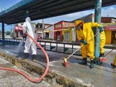 Prefeitura de Maceió mantém ações de desinfecção para prevenir a covid-19