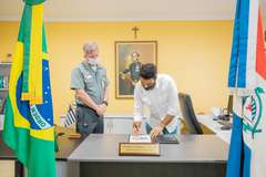 Prefeito JHC e comandante dos Portos discutem parcerias institucionais