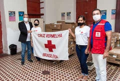 Município recebe doação de 30 mil máscaras da Cruz Vermelha