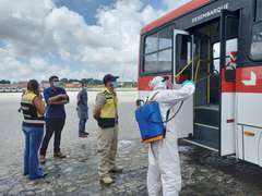 SMTT reforça fiscalização de medidas sanitárias em ônibus da capital