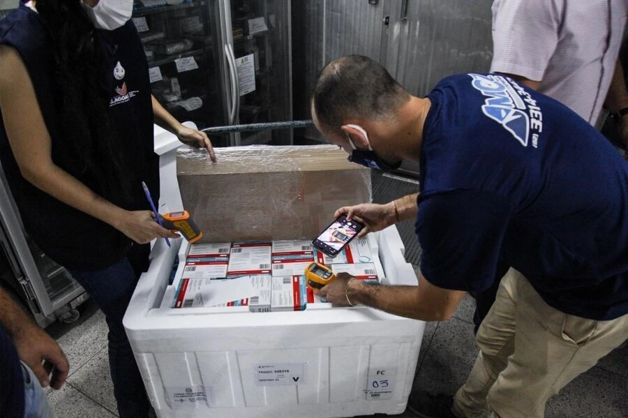 AL recebe mais 88.200 doses de vacina contra a Covid-19 e distribuição para os municípios será na segunda (22)