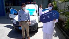 CBF e Federação Alagoana entregam ambulância para hospital de Maceió