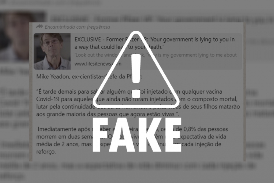 É falso que vacinas reduzam a expectativa de vida como afirma teoria conspiratória