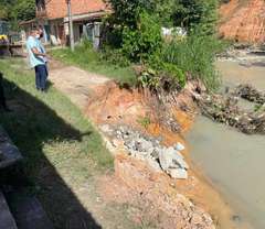 Grota Bom Jesus recebe primeira etapa das ações de contenção em barreira