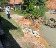 Grota Bom Jesus recebe primeira etapa das ações de contenção em barreira