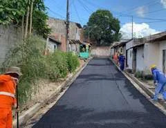 Prefeitura de Maceió: Cinco ruas do Clima Bom recebem asfalto