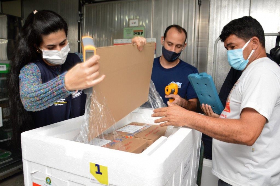 Alagoas recebeu mais 17 mil doses de Coronavac nesta sexta-feira (14)