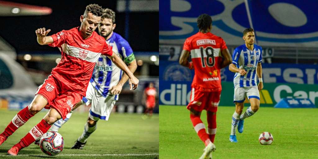 CSA e CRB empatam na primeira decisão. Times ficam no 0 a 0, neste sábado, no Rei Pelé