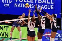 Brasil garante segunda vitória na Liga das Nações de vôlei feminino