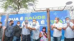 Governo e Casal inauguram adutora que vai dobrar fornecimento de água em Jaramataia