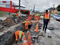 Avenida Gustavo Paiva: obras de manutenção em galeria têm 35% de execução