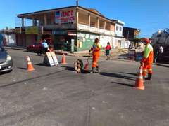 Infraestrutura realiza serviços de limpeza e desobstrução em redes de drenagem
