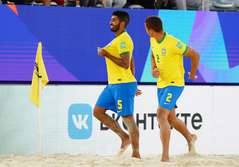 Seleção Brasileira de Beach Soccer vence El Salvador e se reabilita na Copa do Mundo