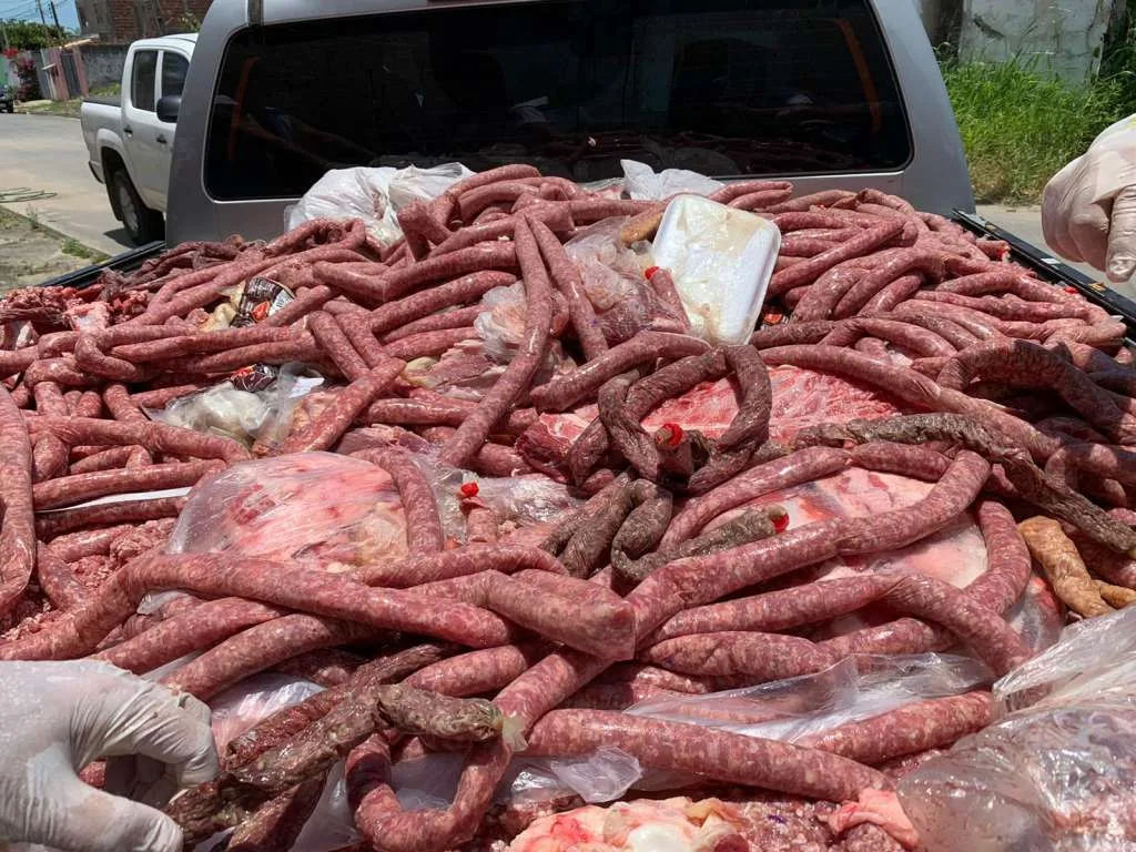 Vigilância Sanitária apreende mais 1.550 kg de alimentos impróprios para consumo