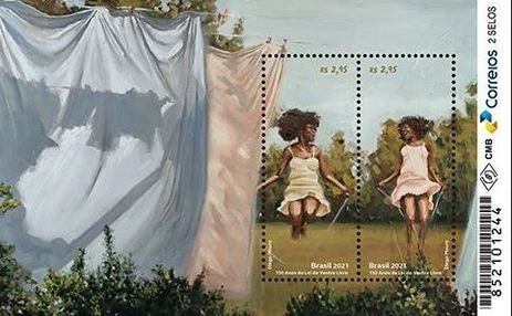 Correios lançam selos que lembram 150 anos da Lei do Ventre Livre