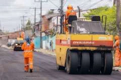 Maceió Tem Pressa: Tabuleiro do Martins recebe mais de 7.660 m² de pavimentação