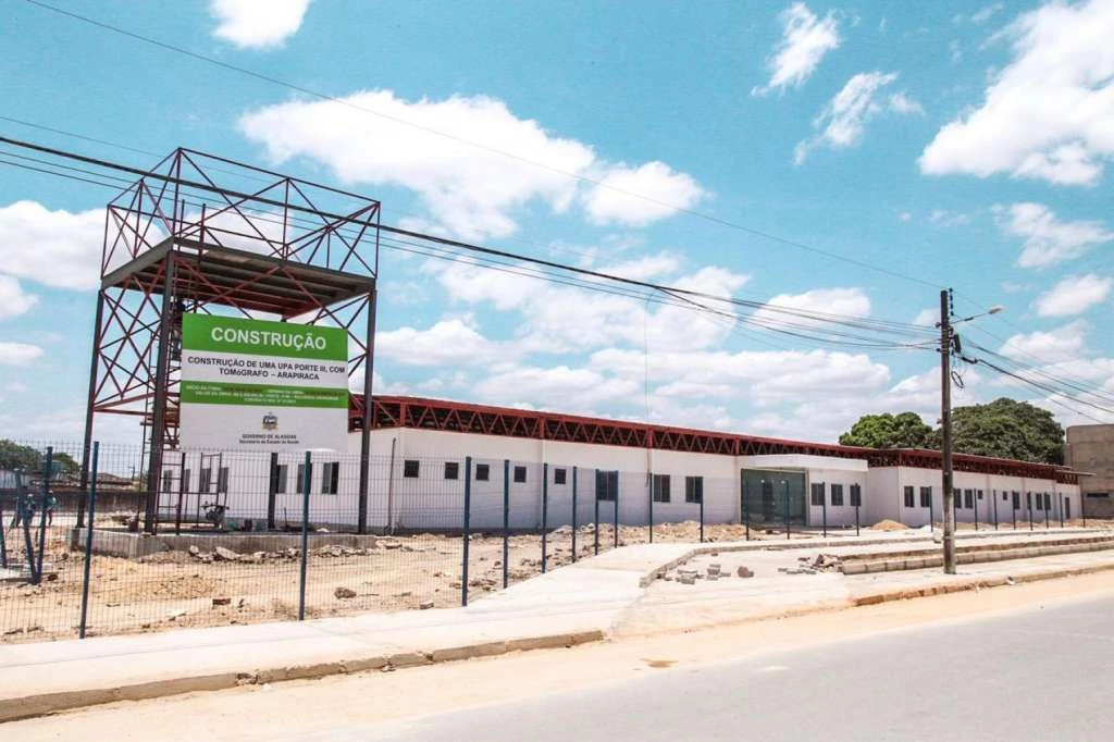 UPA de Arapiraca: Obras atingem 90% dos serviços executados