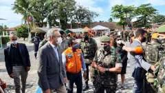 Defesa Civil coordena simulado nos bairros atingidos pelo afundamento do solo