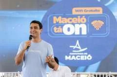 Prefeito JHC lança programa Maceió Tá On e disponibiliza wi-fi gratuito nos bairros