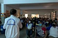 Técnicos da Vigilância Sanitária desenvolvem ação educativa em escola municipal