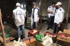 Vigilância Sanitária apreende 3 mil kg de alimentos impróprios para consumo