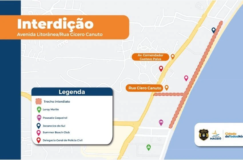 Evento modifica trânsito em Jacarecica neste sábado (16)