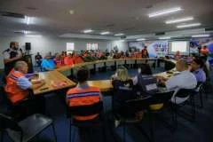 Defesa Civil Estadual debate plano de ação diante da previsão de chuvas fortes em Alagoas