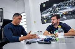 Superintendente de Iluminação de Maceió recebe o vereador Chico Filho