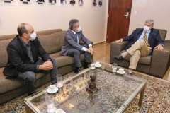 Klever Loureiro recebe secretário de Segurança de Alagoas