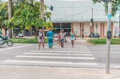 SMTT instala semáforo para travessia de pedestres no Tabuleiro do Martins