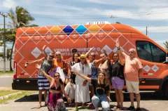 Prefeitura promove passeio turístico gratuito ao Pontal Barra para visitantes do navio MSC Seashore