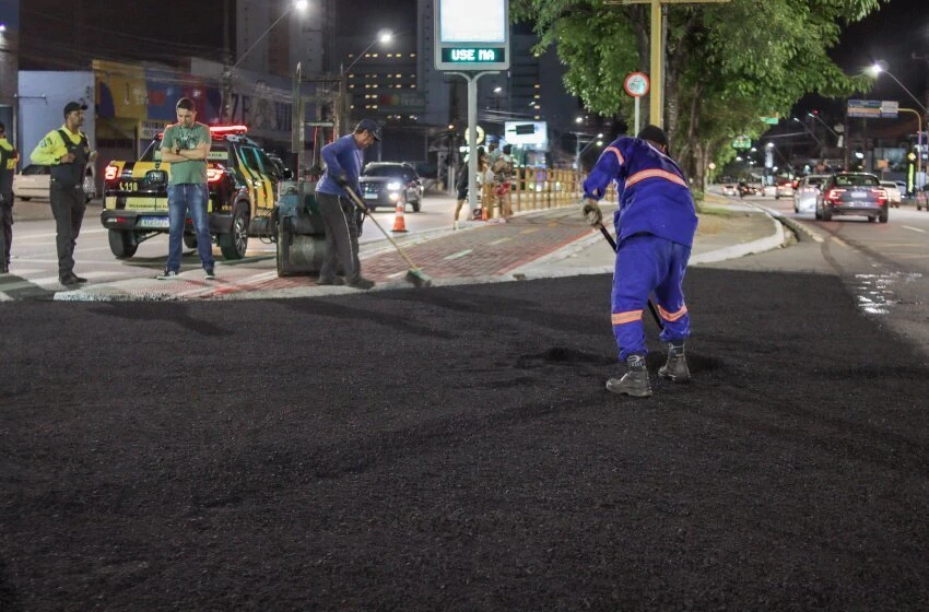 Ciclovia: retornos da Avenida Fernandes Lima serão interditados para serviços de sinalização horizontal