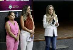 Delegadas realizam palestra sobre enfrentamento à violência doméstica, em Arapiraca