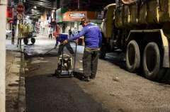 Prefeitura reforça tapa-buraco em ruas do Centro