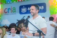 Em Olho D’água, governador destaca geração de empregos a cada Creche CRIA inaugurada