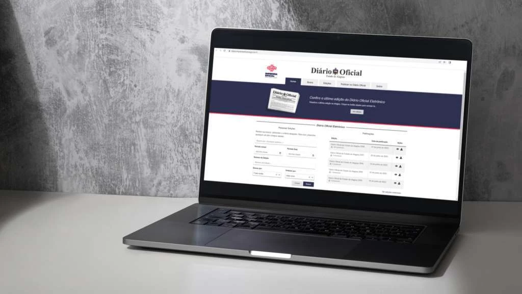 Imprensa Oficial Graciliano Ramos lança nova página do Diário Oficial