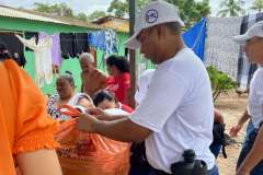 PM realiza entrega de donativos às vítimas das chuvas em Marechal Deodoro