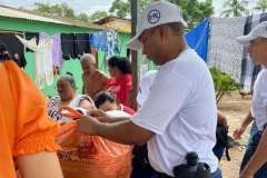 PM realiza entrega de donativos às vítimas das chuvas em Marechal Deodoro