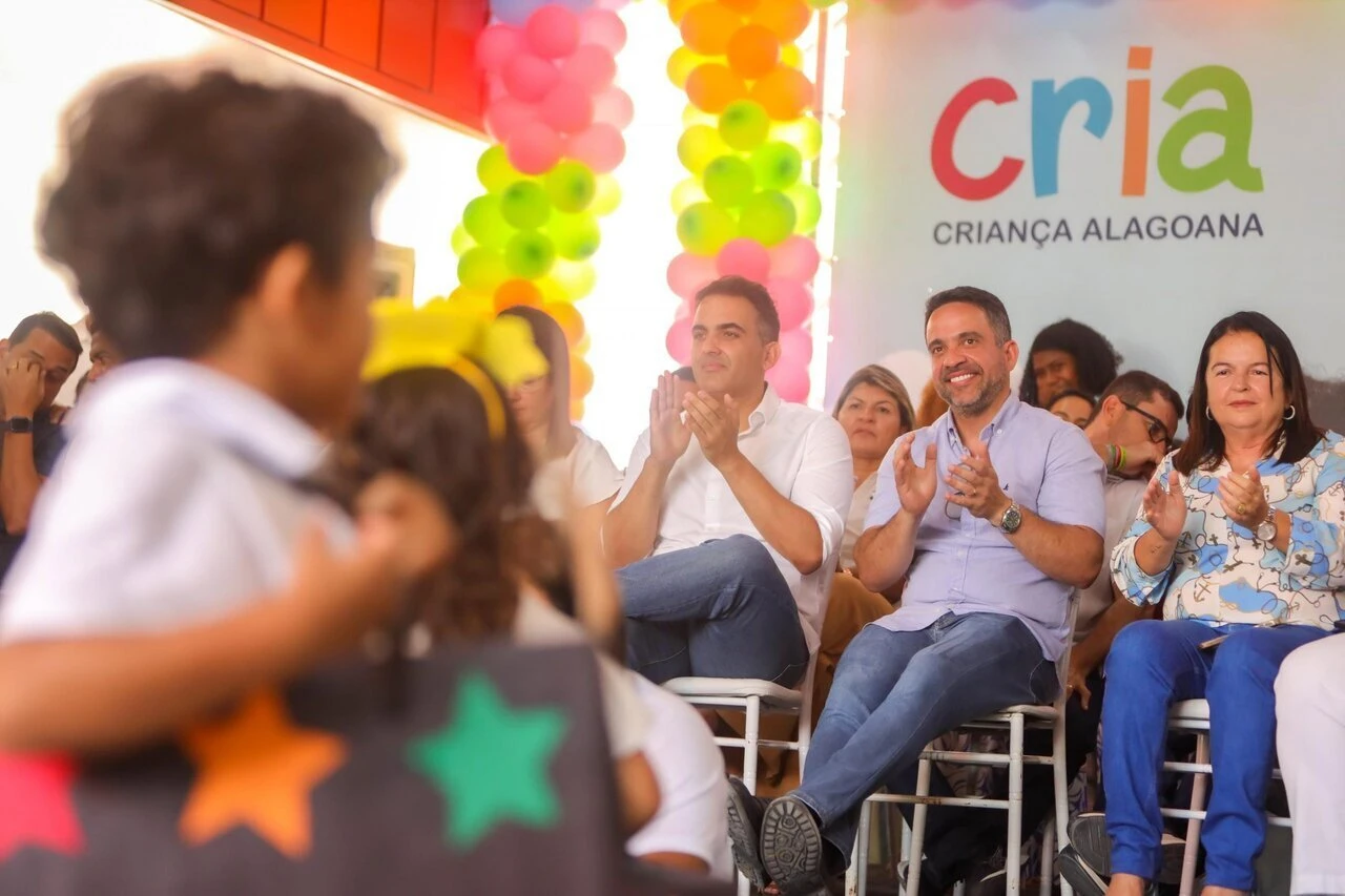 Paulo Dantas inaugura a 50ª Creche CRIA em Alagoas, reforçando compromisso com a Educação Infantil